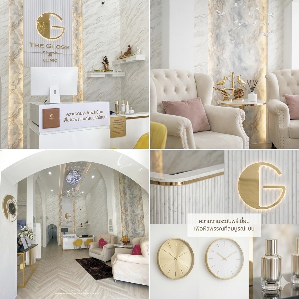 The Gloss Clinic สาขาศรีราชา interior